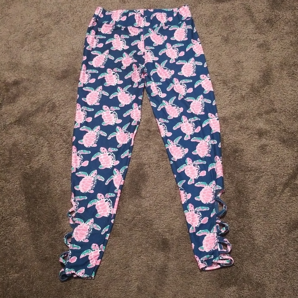 🦚Simply Southern turtle leggings
